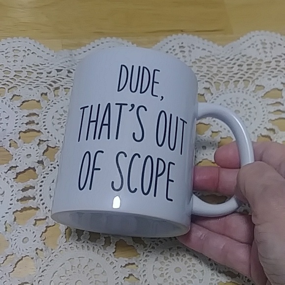 Funny coffee cup, gift idea for project manager - Picture 2 of 5